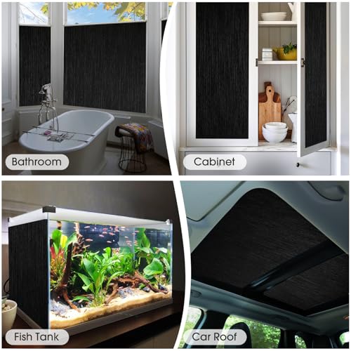 Blackout Window Privacy Film 45.2 x 314.9 Inches G70000