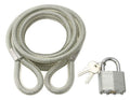 Cable Lock 72" x 10mm Clear Bike Lock B556