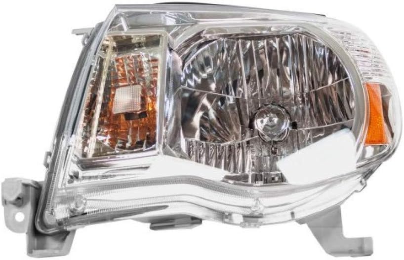 Toyota Tacoma Headlight Assembly 2005-2011 Driver Side with Bulbs A778096