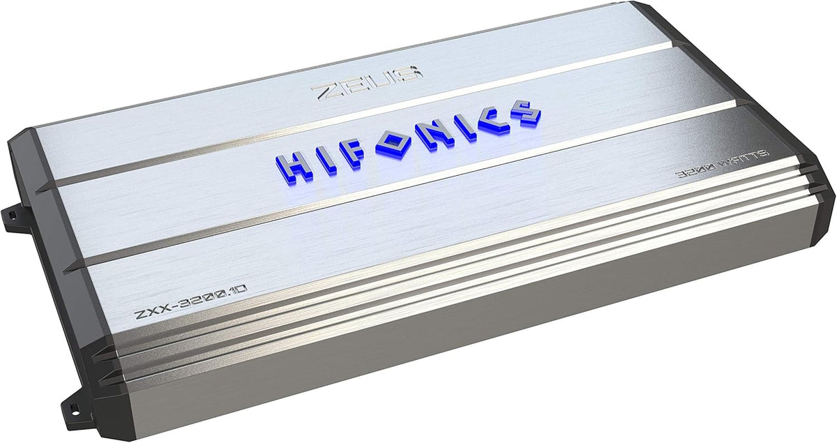 Silver Class D Car Audio Amplifier, 1200-Watt, 1 Ohm Stable S265
