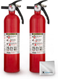 2 Pack Red Multipurpose Fire Extinguishers O926