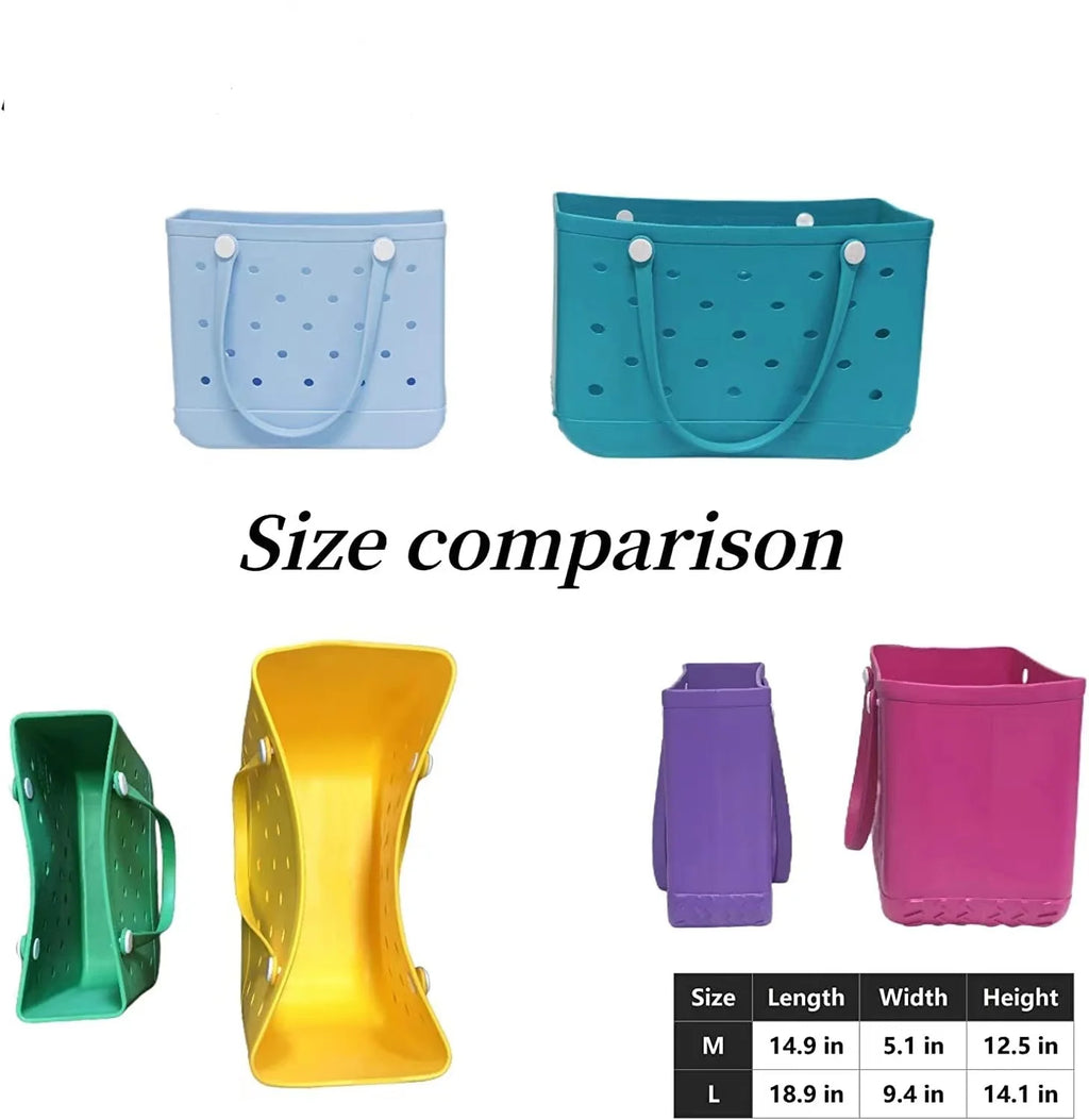 Purple EVA Waterproof Beach Bag U60763