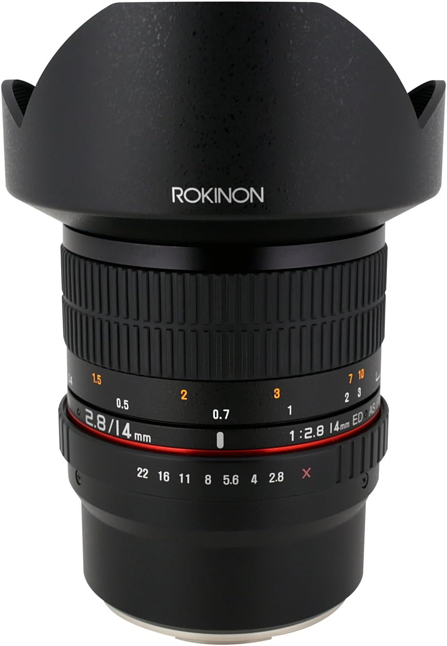 14mm F2.8 Ultra Wide Lens for Micro Four-Thirds Cameras, Black R3139
