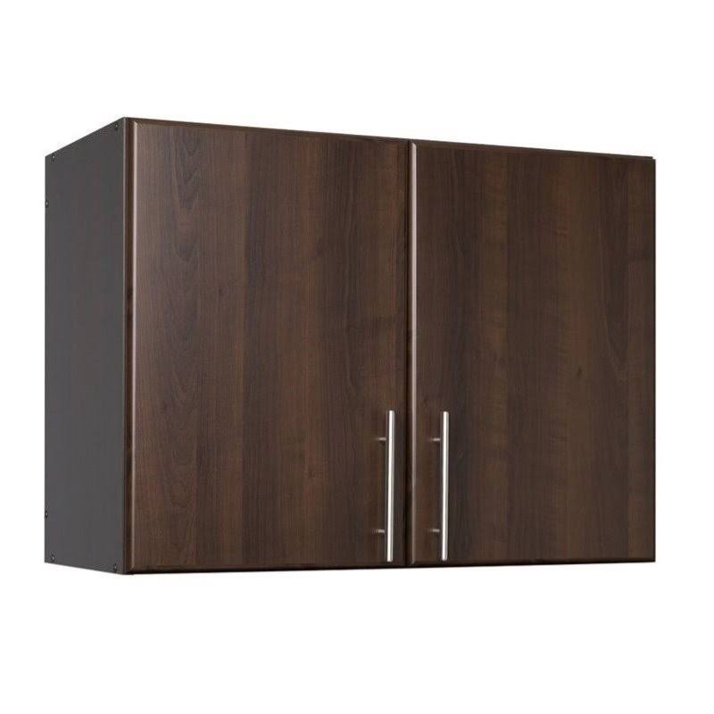 32x22 Stackable Wall Storage Cabinet in Espresso J9623