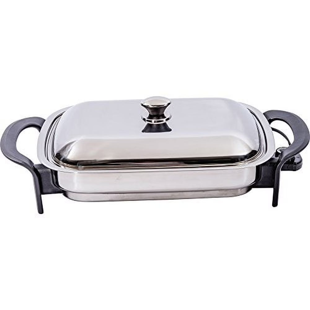 16-Inch Stainless Steel Electric Skillet Q6605