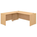 L Shaped Desk with 42W Return, Natural Maple J85952