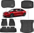 Set of 6 TPE Car Floor Mats for Tesla Model 3 H531