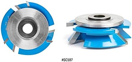 Carbide Tipped 3-Wing Beveled Reversible Stile & Rail 2-13/32 Dia x 1, Pack of 2 K87496