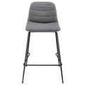 Fabric Counter Stool in Penta Gray R194