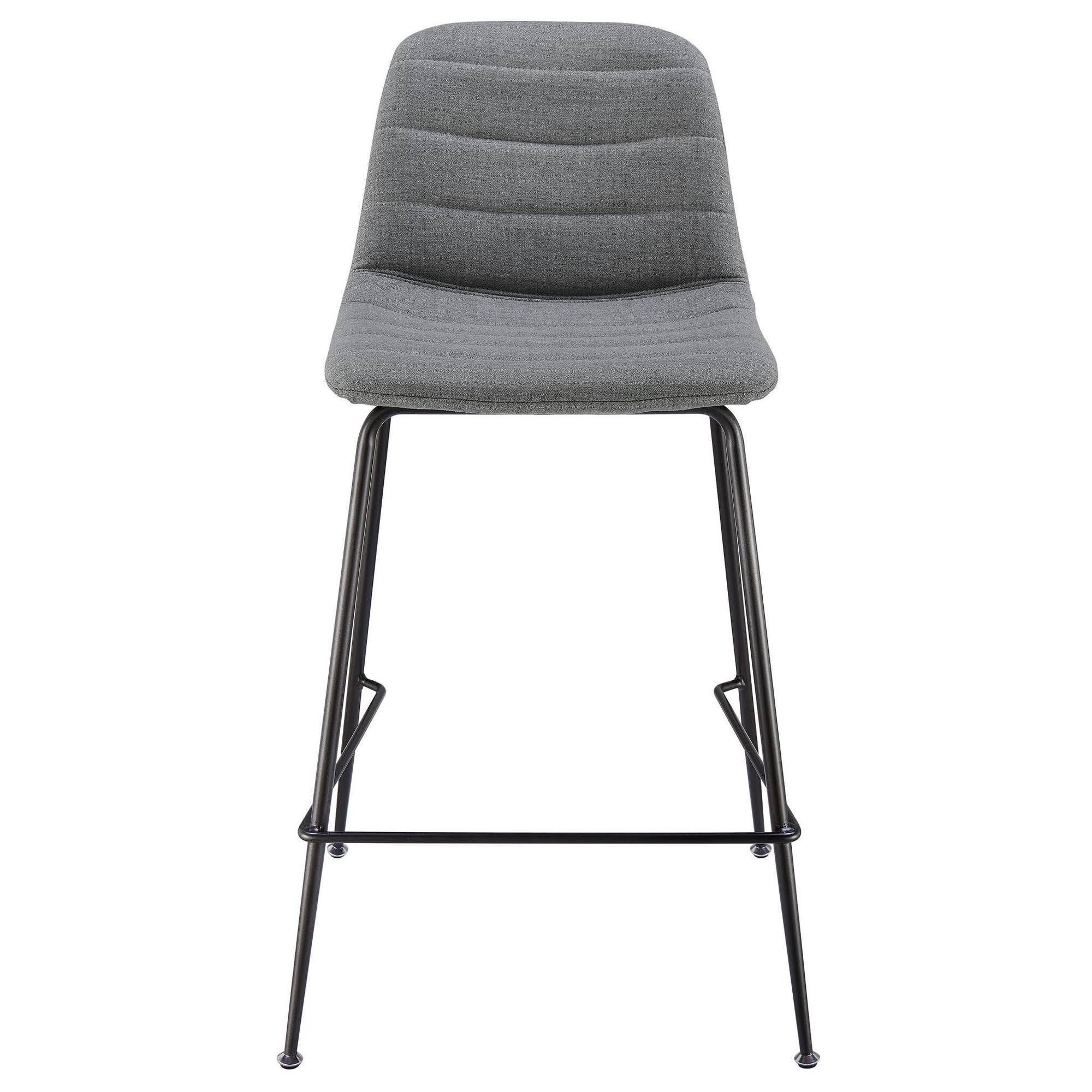 Fabric Counter Stool in Penta Gray R194