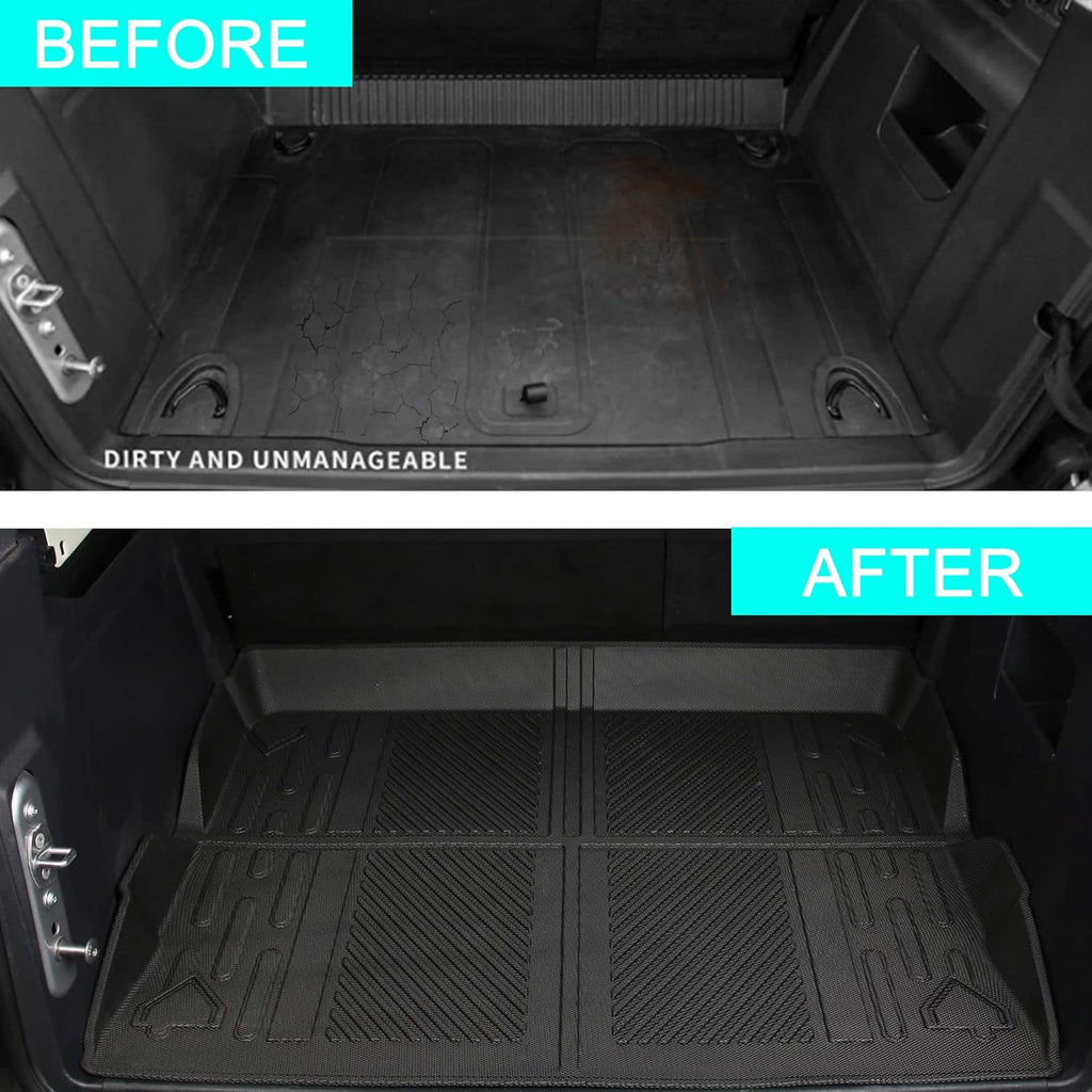 Cargo Liner Cargo Mat Bronco Accessories Compatible with Ford Bronco 4 Door 2021 2022 J604161