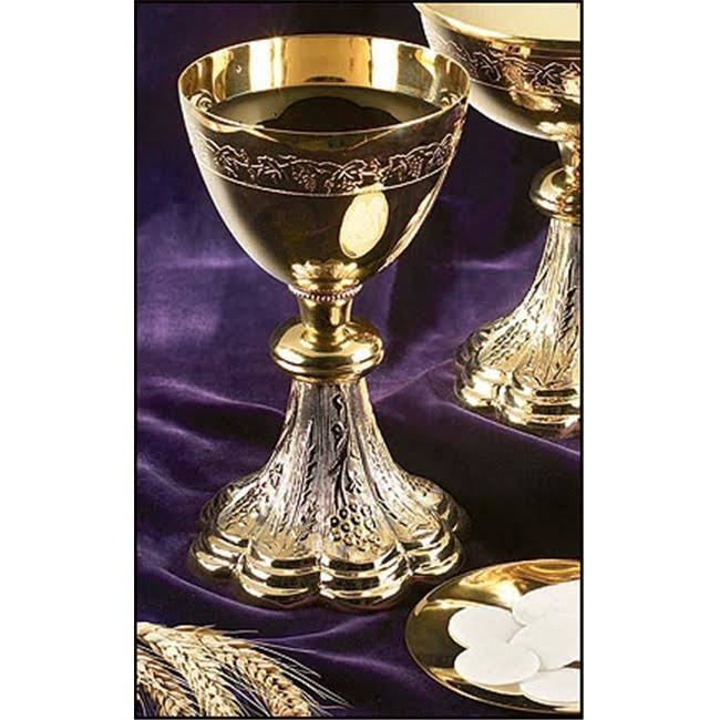 Gold Gild Priest Chalice & Paten H89458