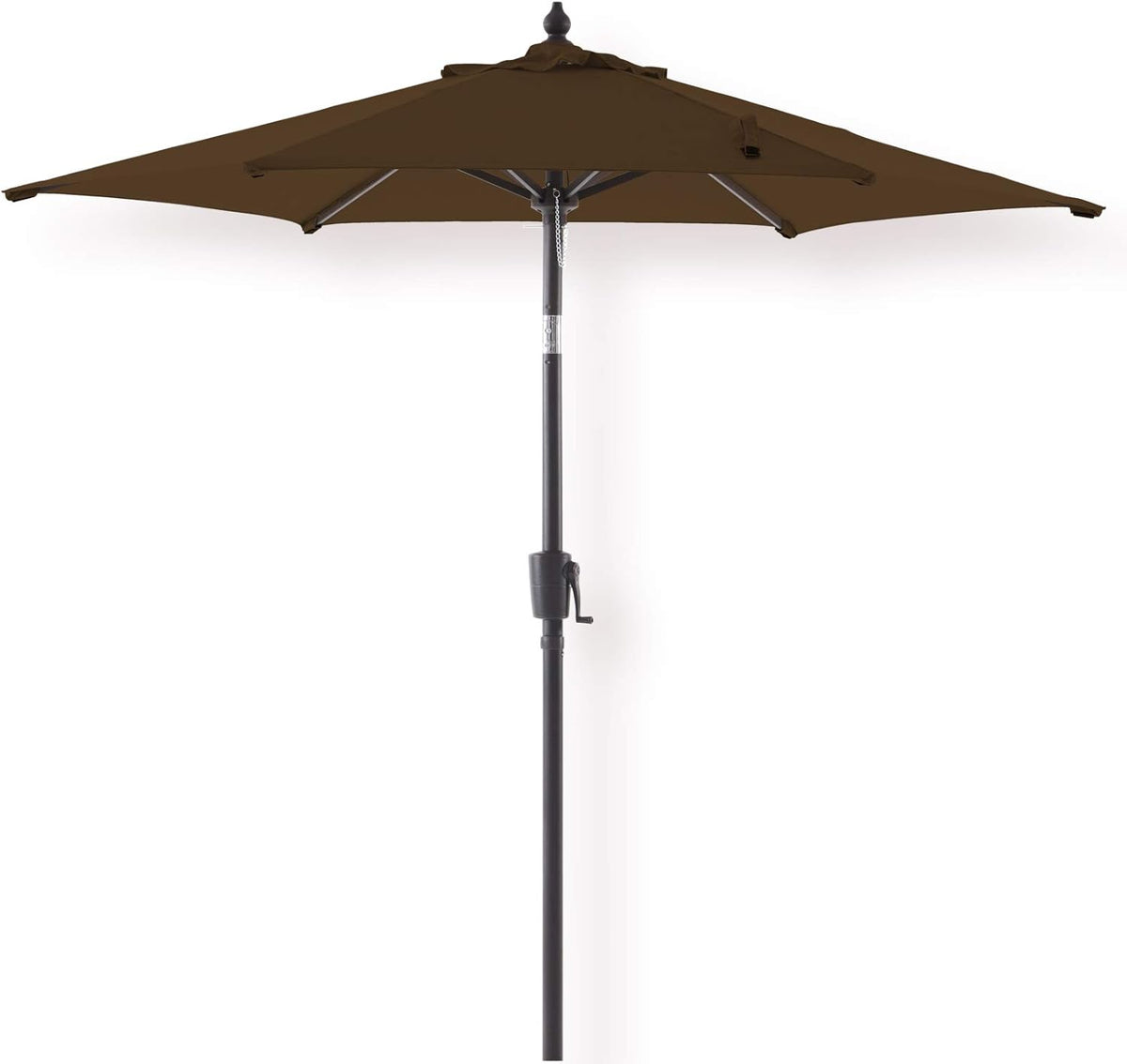 Rectangular Market Umbrella with Olefin Canopy and Push Button Tilt, 6.6x9.8 FT, Turquoise O390