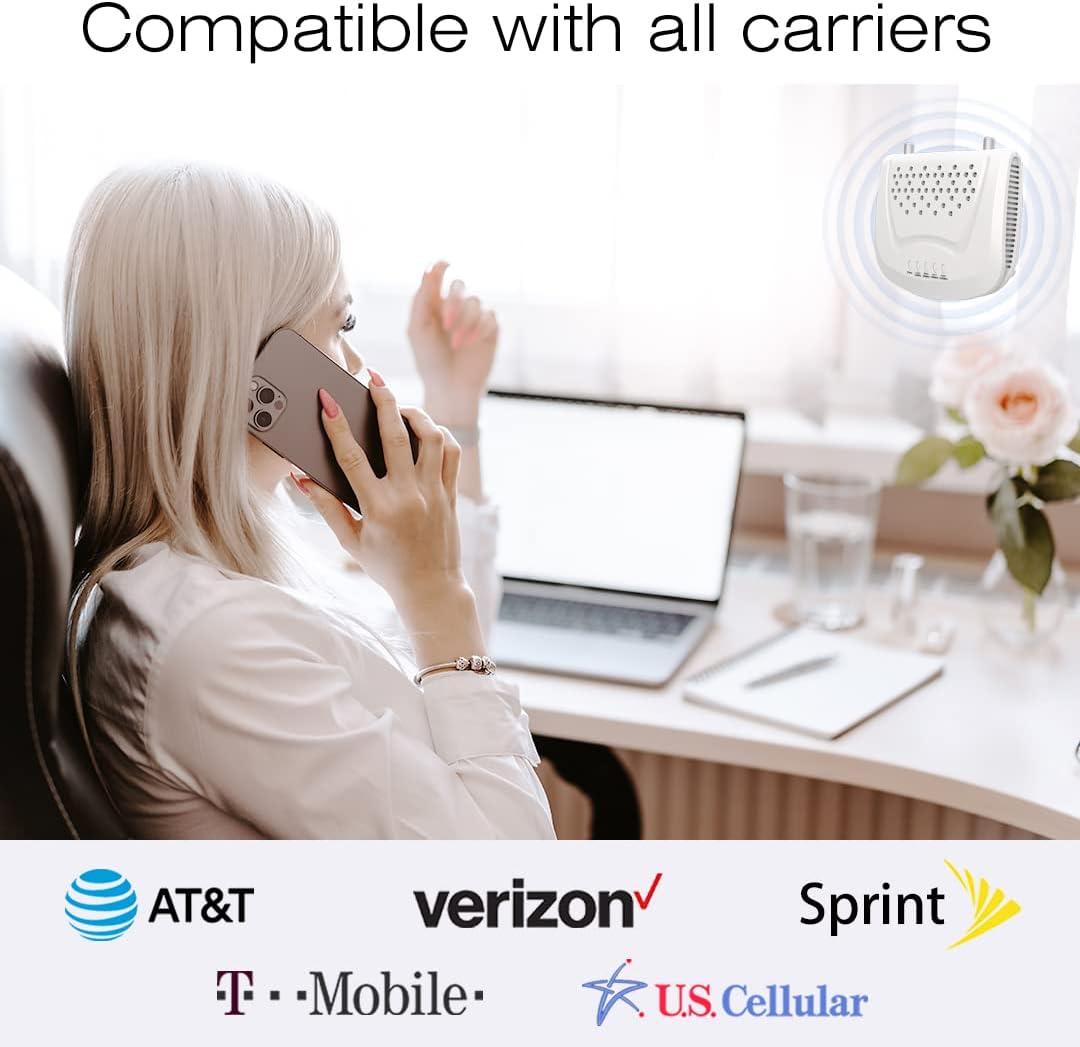 Cell Phone Signal Booster Kit, 2G/3G/4G LTE, 5G Ready C723847