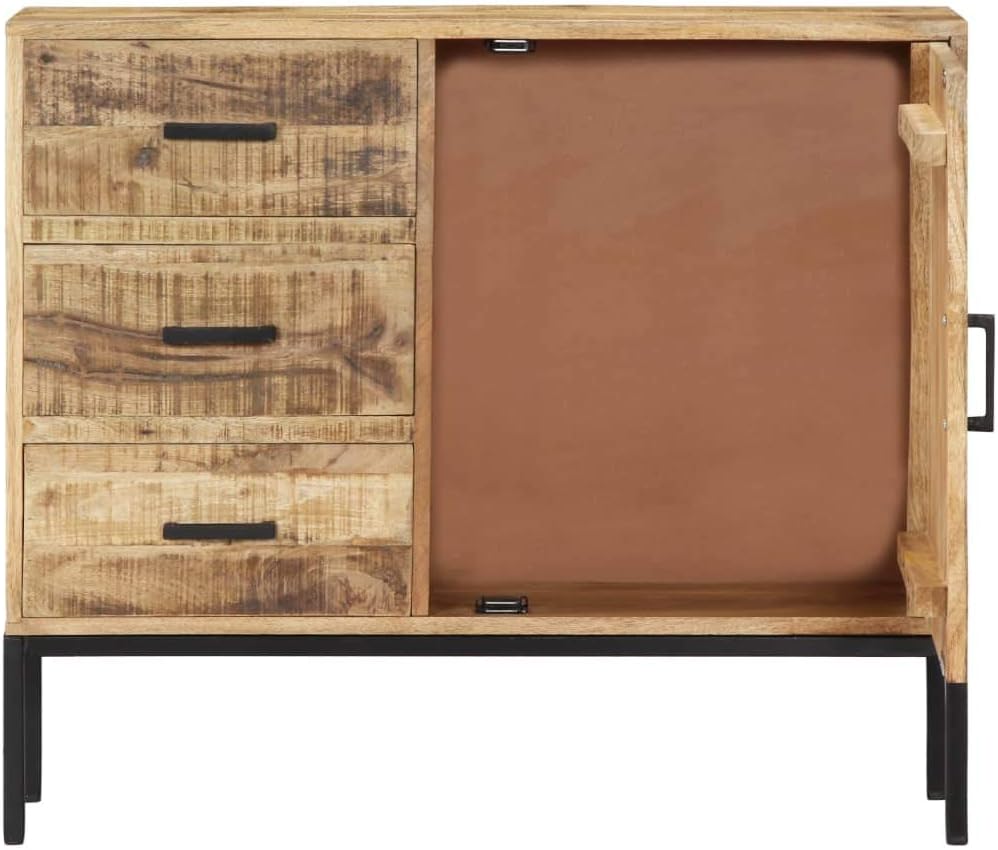 Solid Mango Wood Sideboard with Drawer Storage G24039