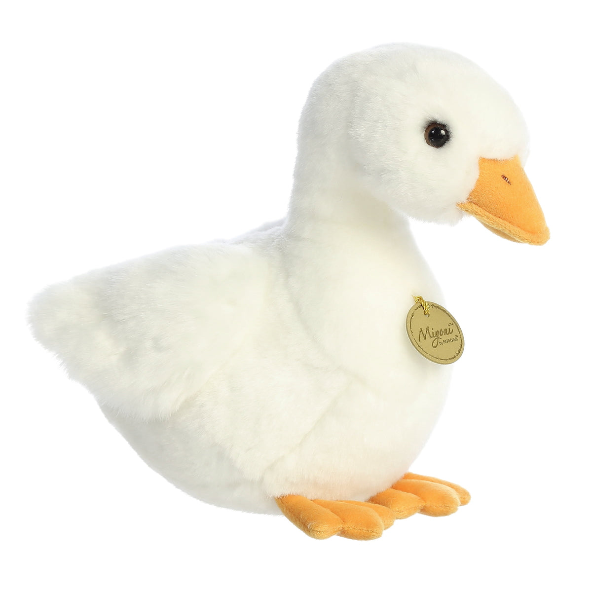 11" White Stuffed Animal Duck Z92150