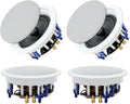 6.5'' 600Watts 2-Way Bluetooth Ceiling Speakers（4 Speakers） L3827