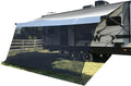 RV Awning Sun Shade Mesh Screen 6'X12'3'' Black UV Sunblock Kits Motorhome Trailer Canopy Shelter M858785