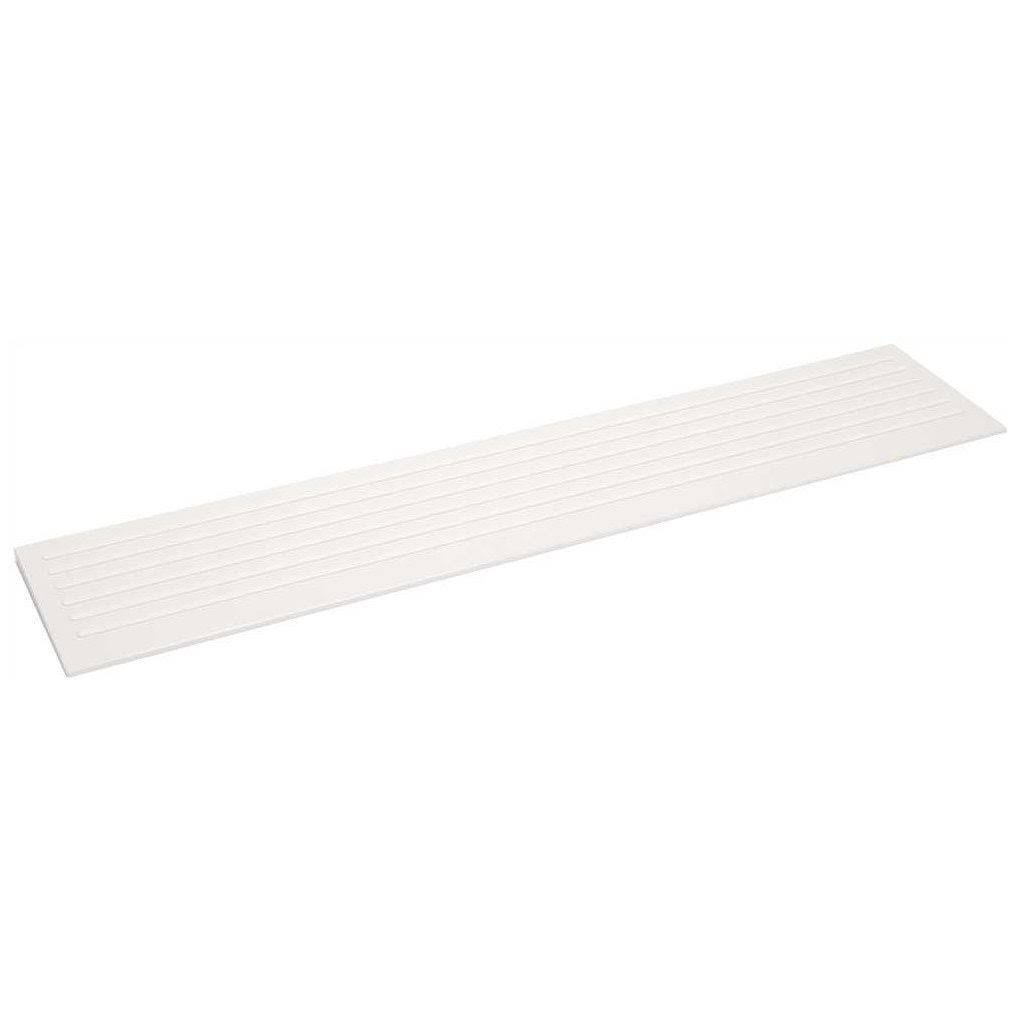 Fiberglass Rectangular Entry Ramp, 12 x 60 in, White N1297
