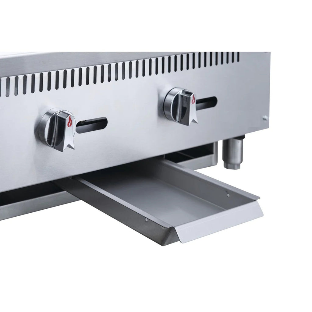 24 NG/LP Gas Manual Countertop Griddle X921048