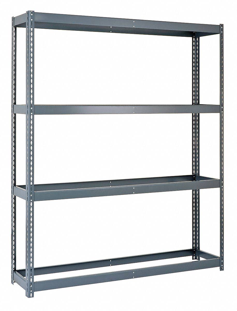 Boltless Freestanding Shelving, 84x22h, Gray Y46051