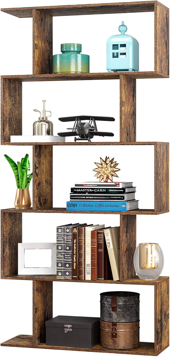 Rustic Brown Bookshelf R684173