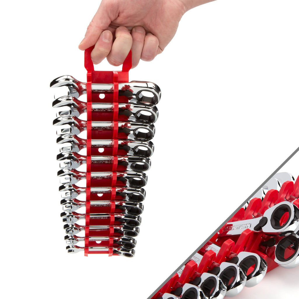 12-Piece Stubby Reversible Ratcheting Combination Wrench Set U2315