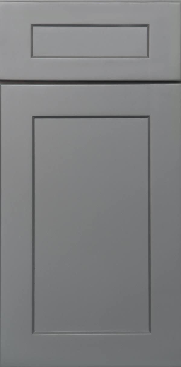Grey 2 Doors 2 Shelves Wall Cabinet High-Density Fiberboard V3993