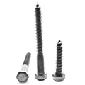 Hex Lag Screw Low Carbon Steel Plain Finish D763