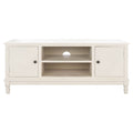 2 Door 1 Shelf Media Stand Distressed White T124