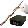Silicone Rubber Heating Tape with Temp Controller, 0.5 in x 2 ft, 52 Watts Z55727