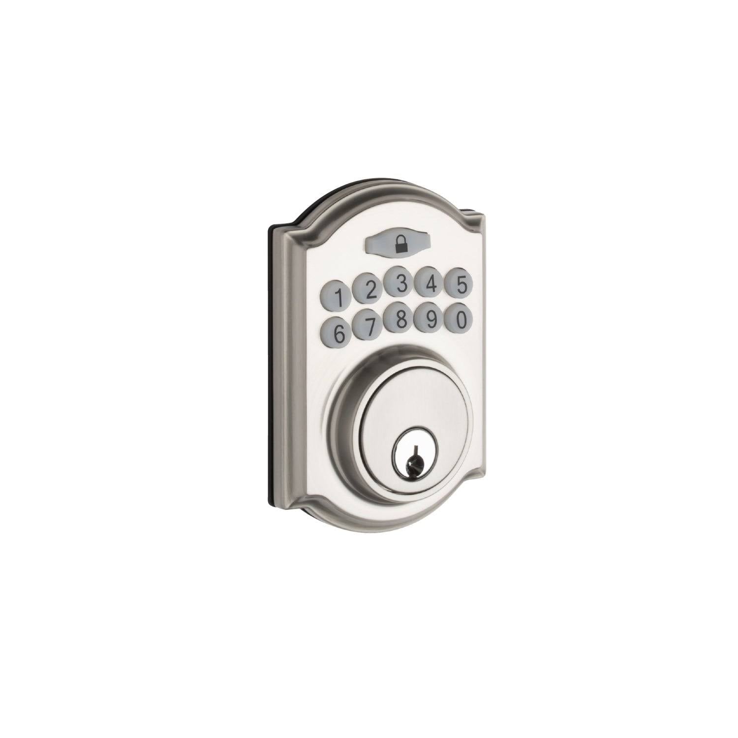 Satin Stainless Electronic Deadbolt T719727