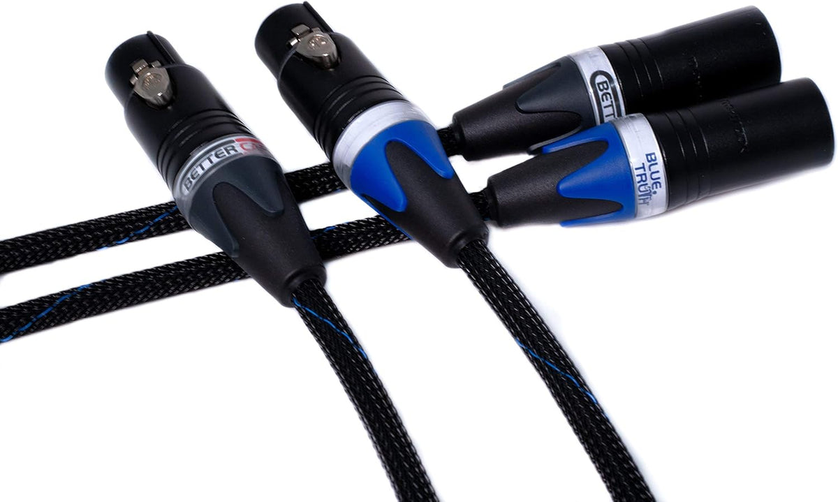Balanced XLR Cables - Stereo Pair (2 Cables) - 3 Feet N23150