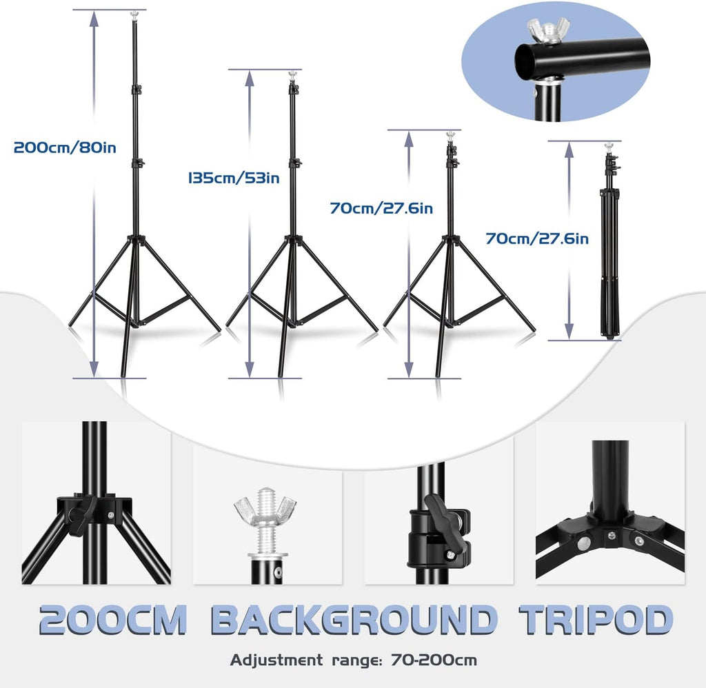 7x10 FT Adjustable Backdrop Stand with Carrying Bag G26322