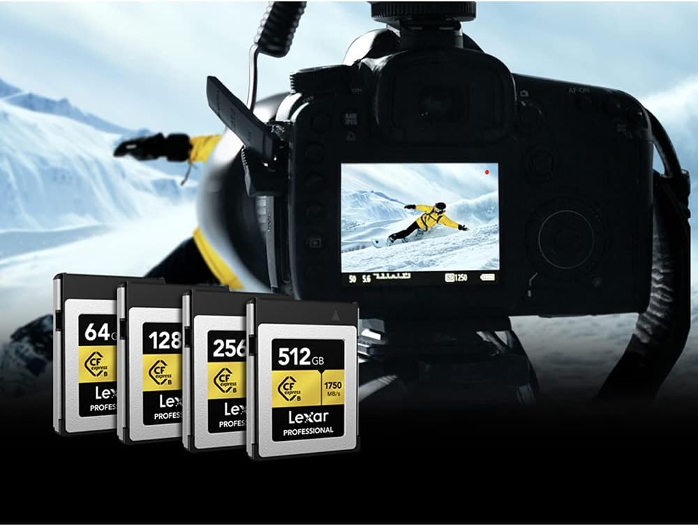 512 GB CFexpress Type B Memory Card Bundle with USB 3.2 Gen 2x2 Reader F926915
