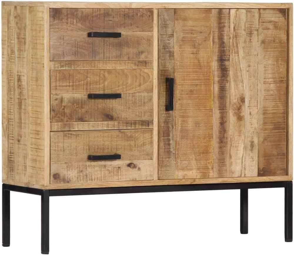 Solid Mango Wood Sideboard with Drawer Storage G24039