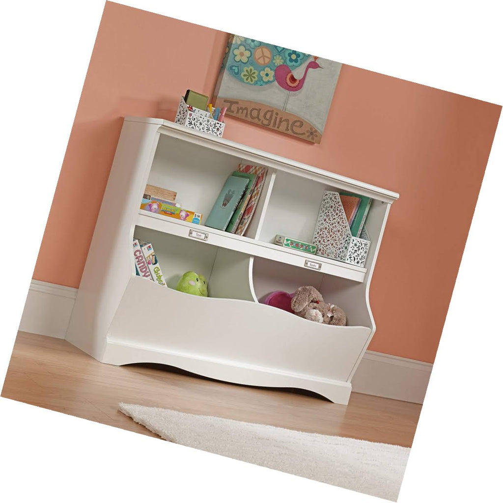 Soft White Finish Bookcase/Footboard I3170