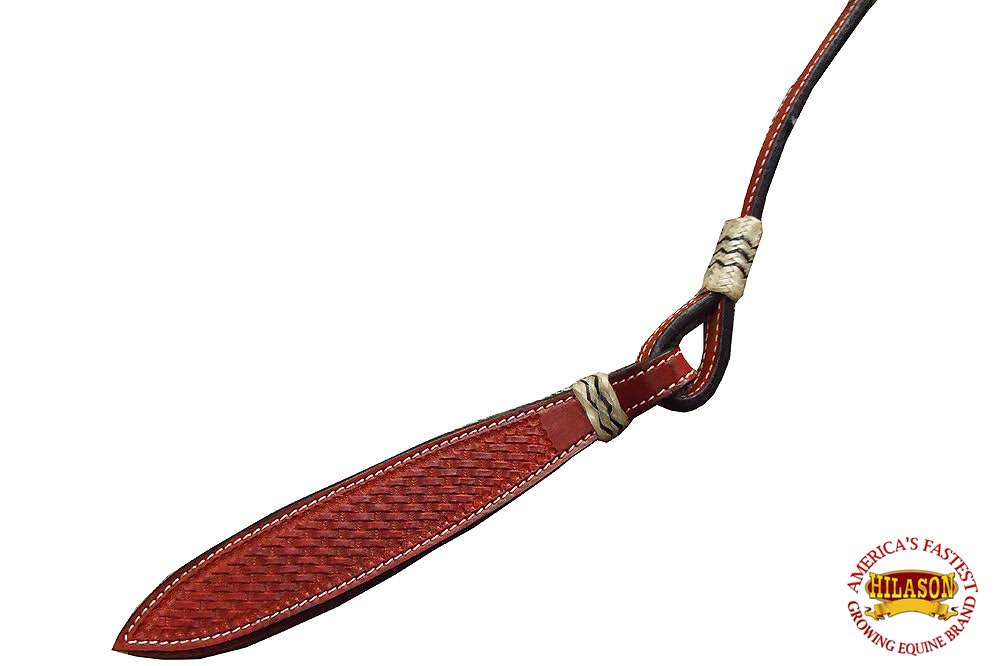 Braided Leather Romal Reins Horse V122528