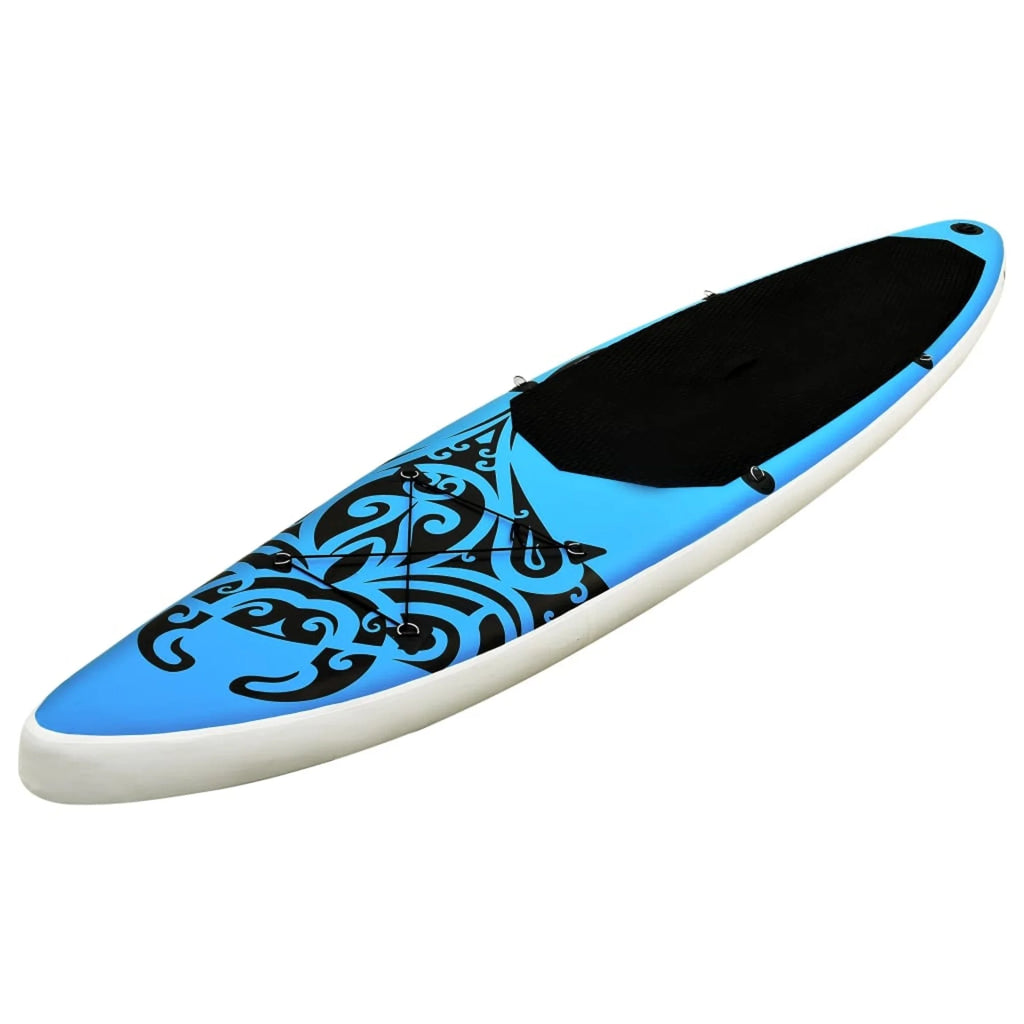 Inflatable Paddleboard Set with Oar, Fin, Hand Pump, Repair Kit and Carrying Bag X172