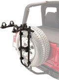 Black Bolt-On Spare Tire Rack, 2 Bike Z6085