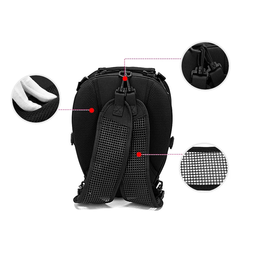 Motorcycle Tail Bag 30L-40L Waterproof Rear Seat Bag L6613