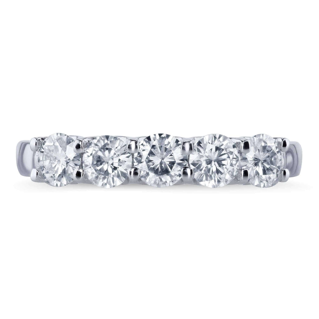 14K Yellow Gold Moissanite Bridal Wedding Band X720