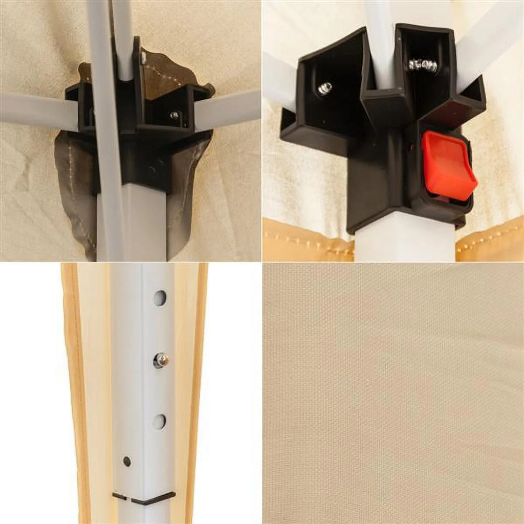 Khaki Waterproof Folding Tent J7373