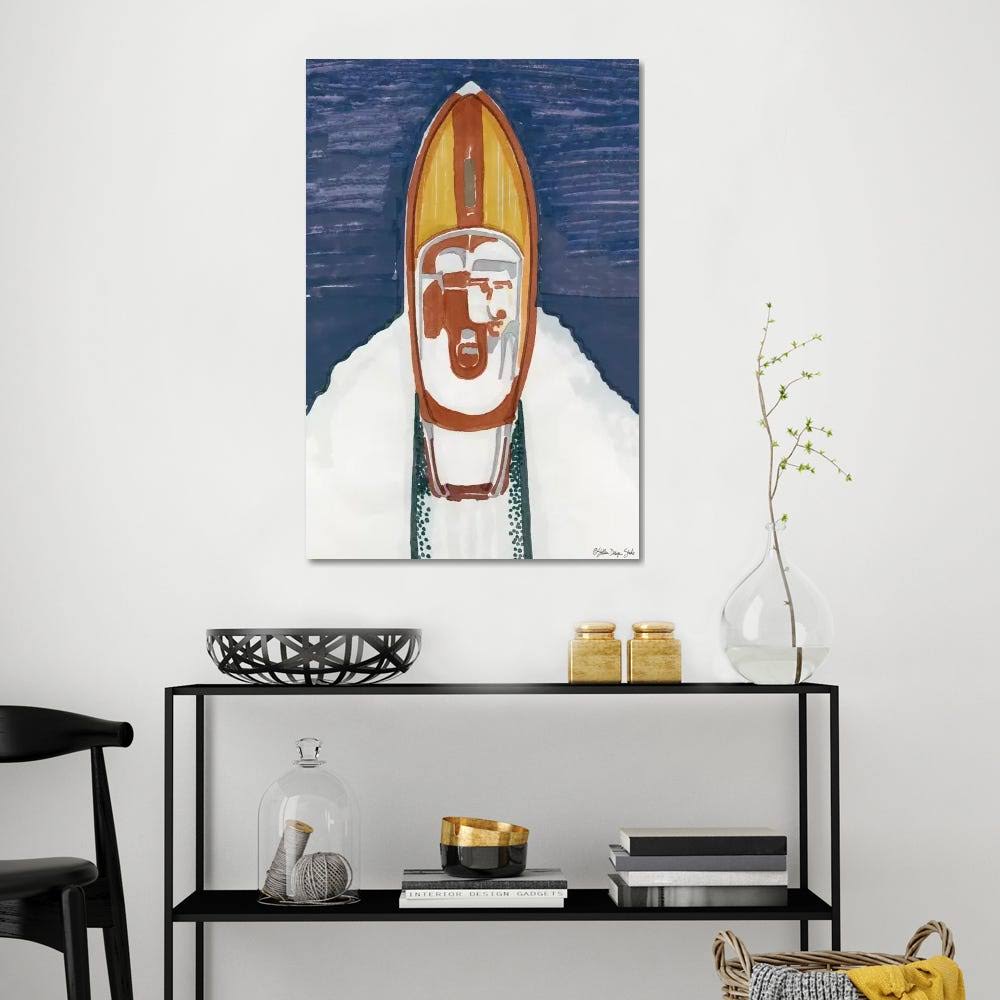 Water Ski Show II Canvas Art Print J4782
