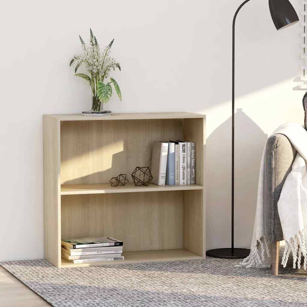 Sonoma Oak 2-Tier Book Cabinet Chipboard W540