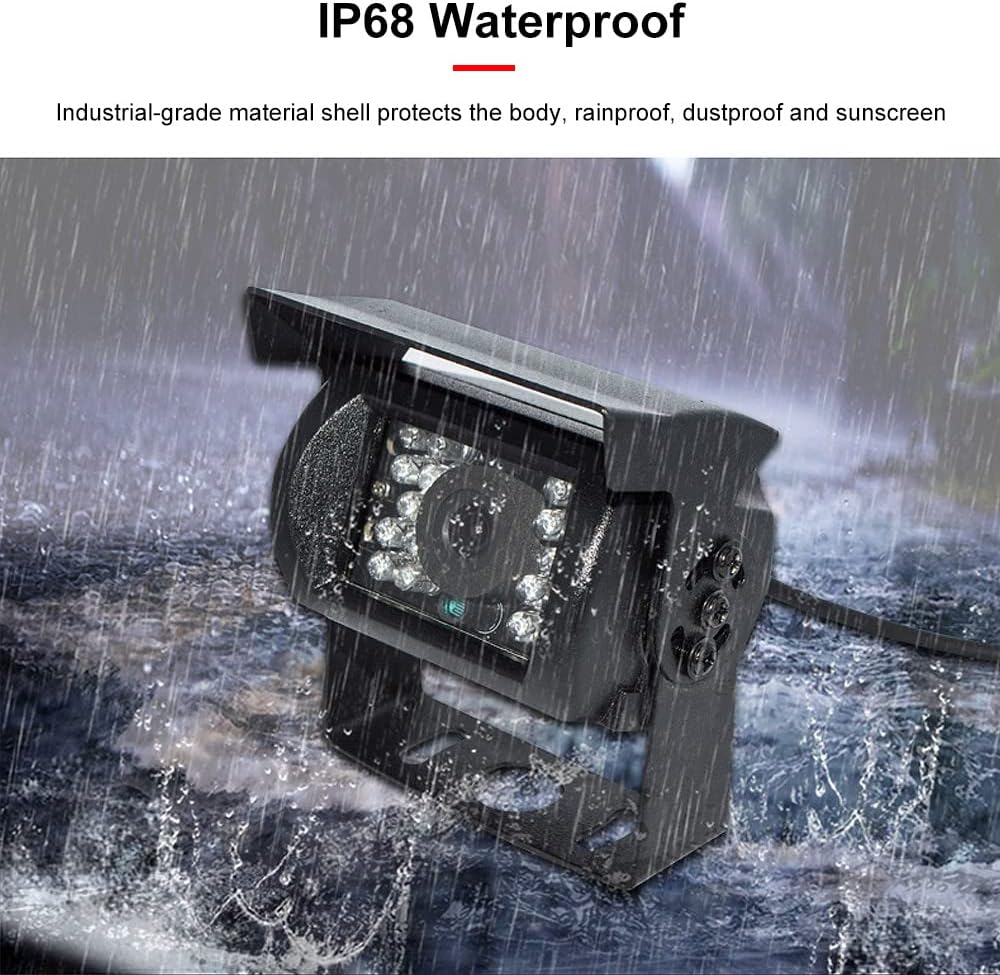 7 Inch 1080P Waterproof Rear View Camera with Monitor Kit L70058