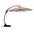 Beige Aluminum Cantilever Patio Umbrella L212