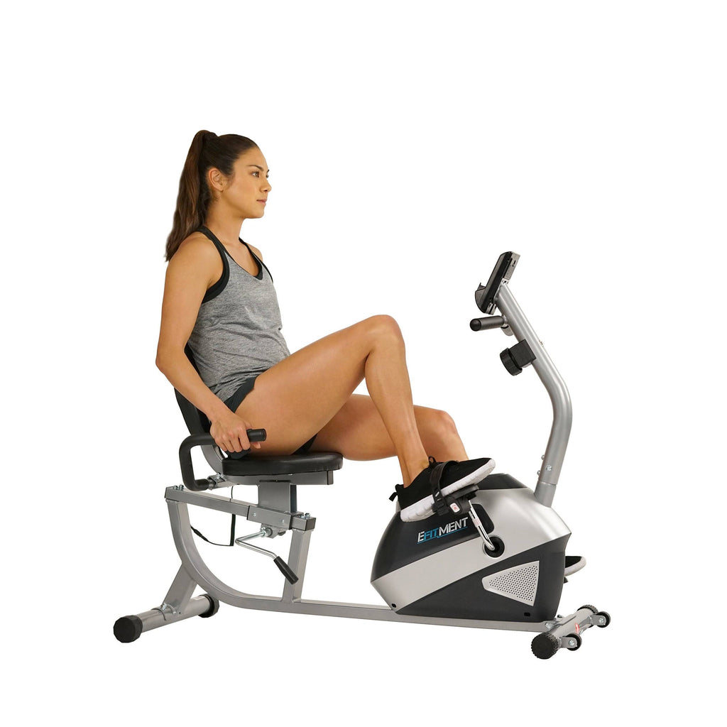 Magnetic Recumbent Exercise Bike with LCD Monitor B83913
