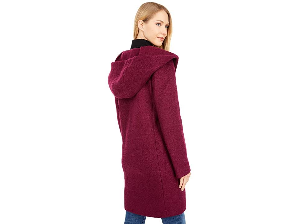 Purple Wool-Blend Coat J323379