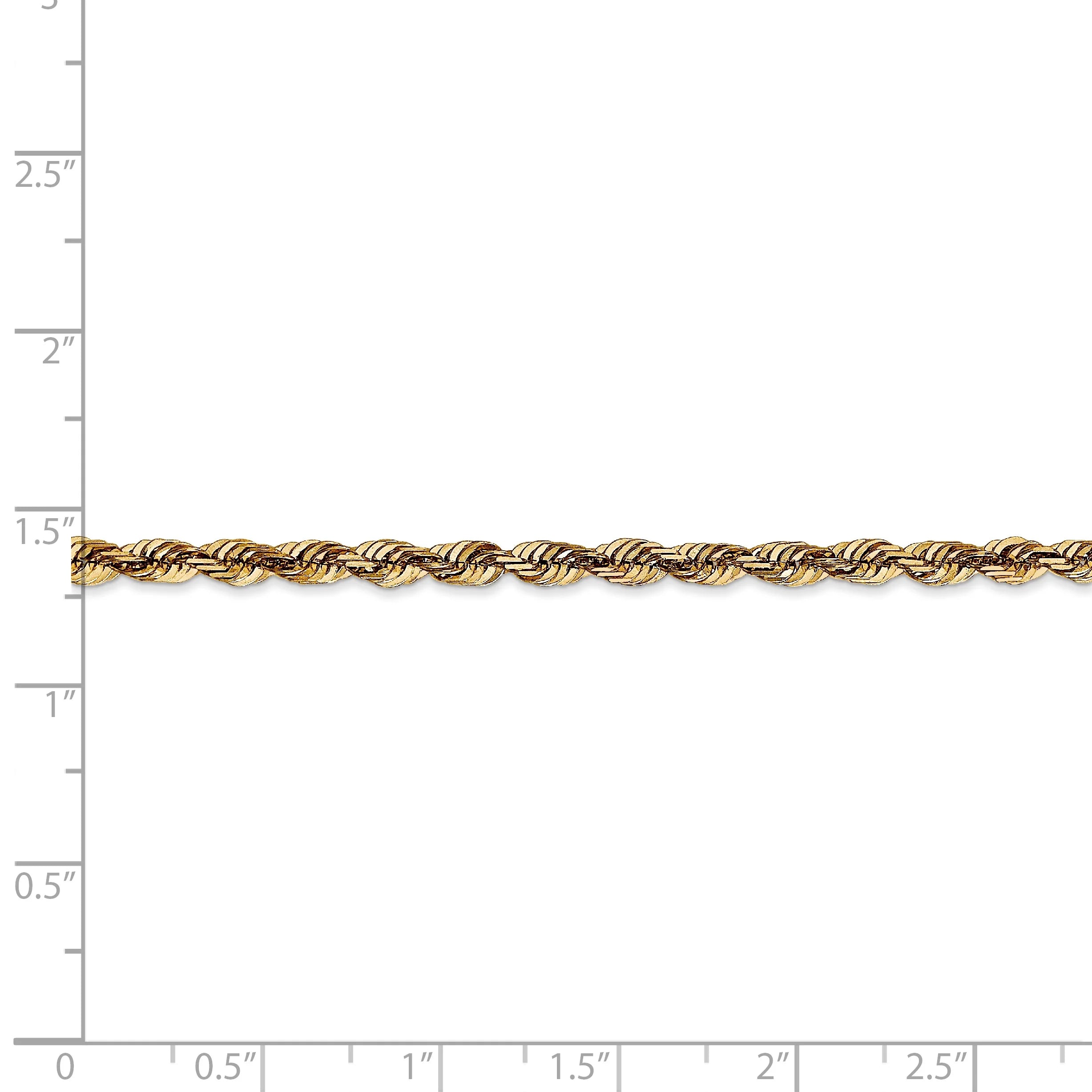 14k 4mm Rope Chain D504591